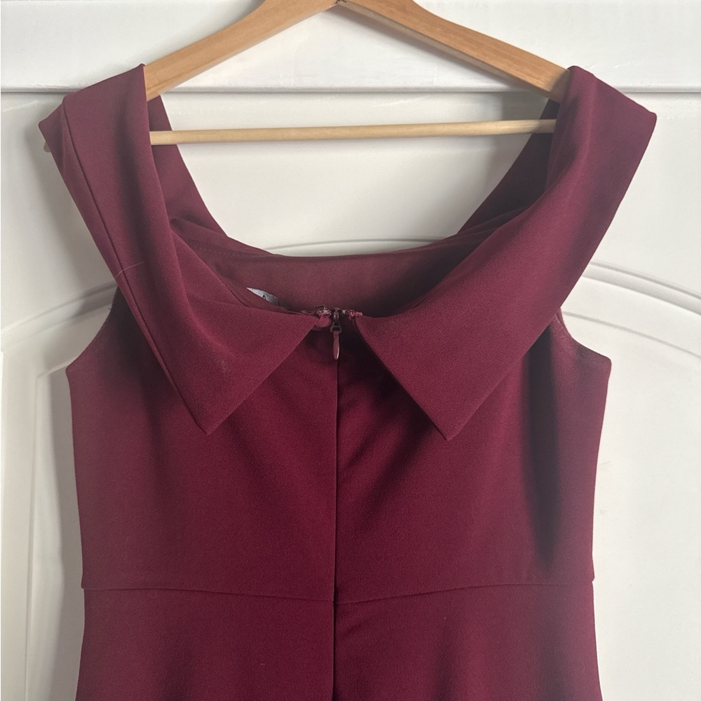 Lulu's Burgundy Dress - Picture 3 of 4
